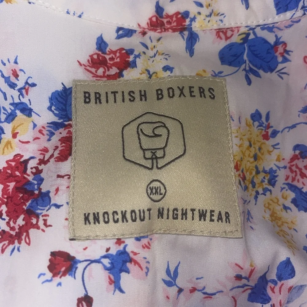 British Boxers Knockout Nightwear ladies NWT Pajama top. 100% cotton.  XXL